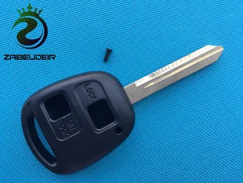 1шт Нового Сменного Ключа-Заготовки TOY47 Blade Remote Shell Case Fob 2 Кнопки Для Toyota Yaris Carina Corolla Avensis Без Логотипа Hot